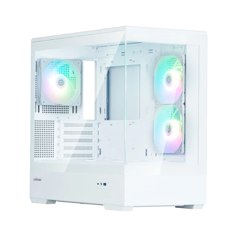 Zalman P30 v2 Mini Tower PC Case (White)