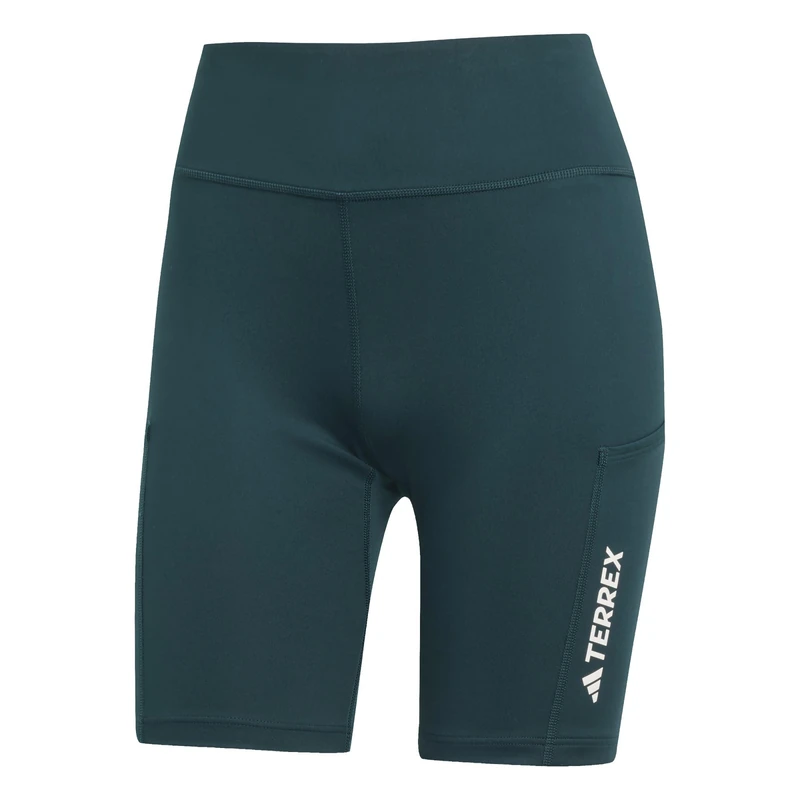 adidas Women's Terrex Multi 8inch Tight Shorts, Aurora Ivy, M