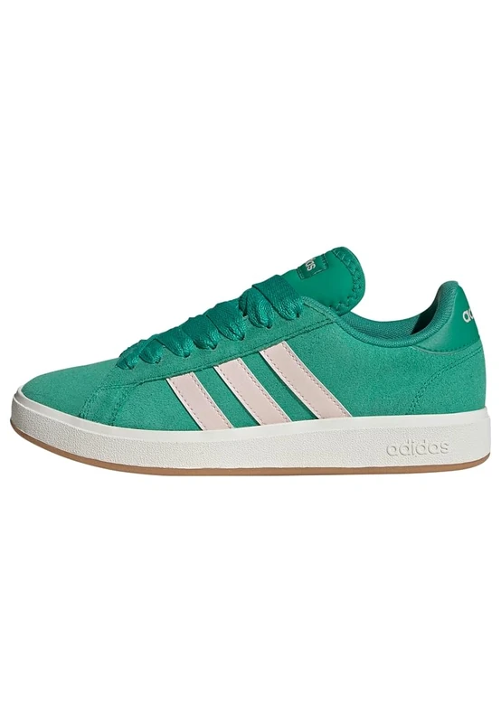 adidas Women's Grand Court Base 00s Shoes, Court Green/Putty Mauve/Off White, 9.5 UK