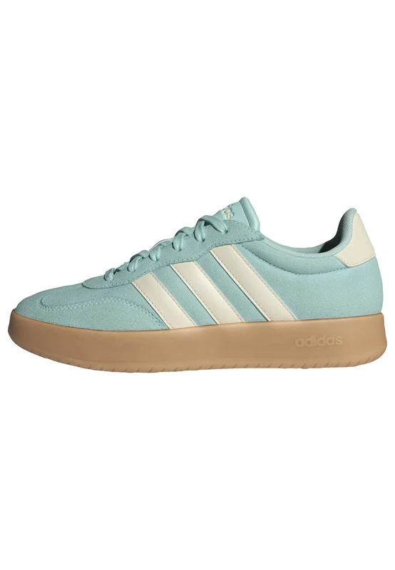 adidas Women's BARREDA Shoes, Semi Flash Aqua/Wonder White/Gum, 9.5 UK