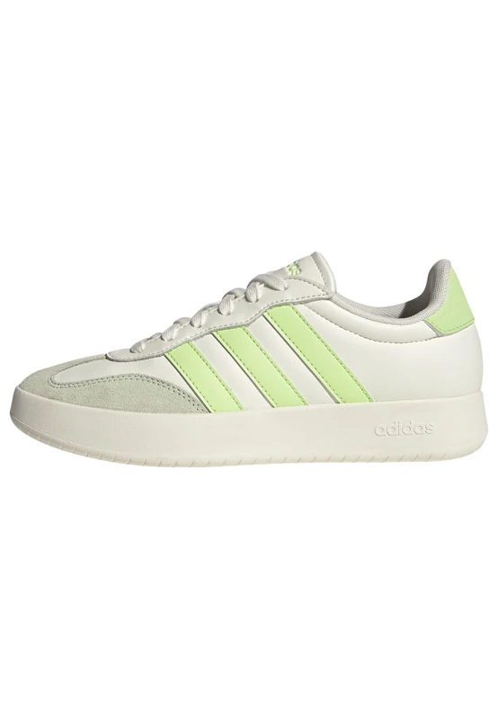 adidas Women's BARREDA Shoes, White/semi Green Spark/Linen Green, 6.5 UK