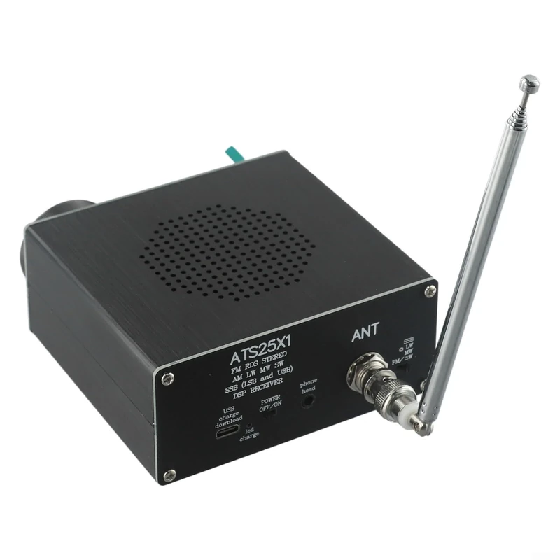 Oniissy For ATS-25 X 1 Radio Receiver,Antenna For ATS25X1 Radio Receiver With 2.4 Inch Display,SSB DIGI CW RDS Portable Shortwave Radio