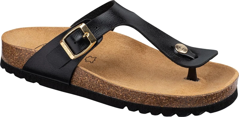 Scholl Women's Nicole Sandal, Black, 8 UK
