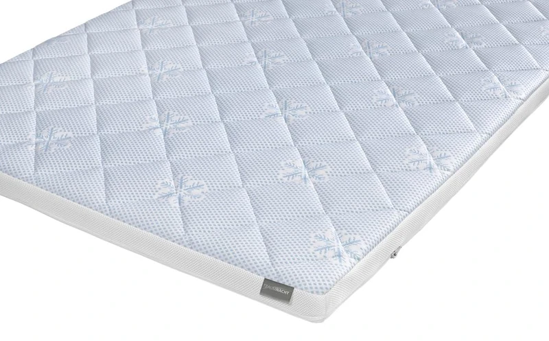 Traumnacht Cool Comfort Topper for Summer and Winter with Cooling Double Cloth Cover, 90 x 200 cm, Oeko-Tex Certified, Produced according to German Quality Standard