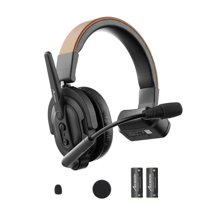 Accsoon - CoMo SE Remote Headset (1 R only) - Includes One Remote Headset - Ergonomic Design - 400-meter range - Image 1