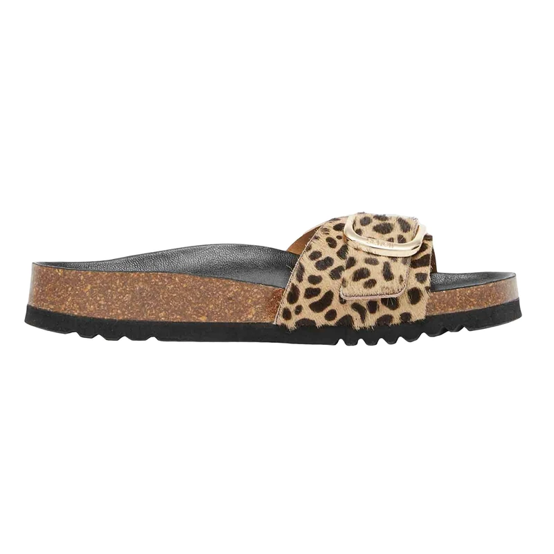 Scholl Women's Kathleen Sandal, Leopard, 4 UK