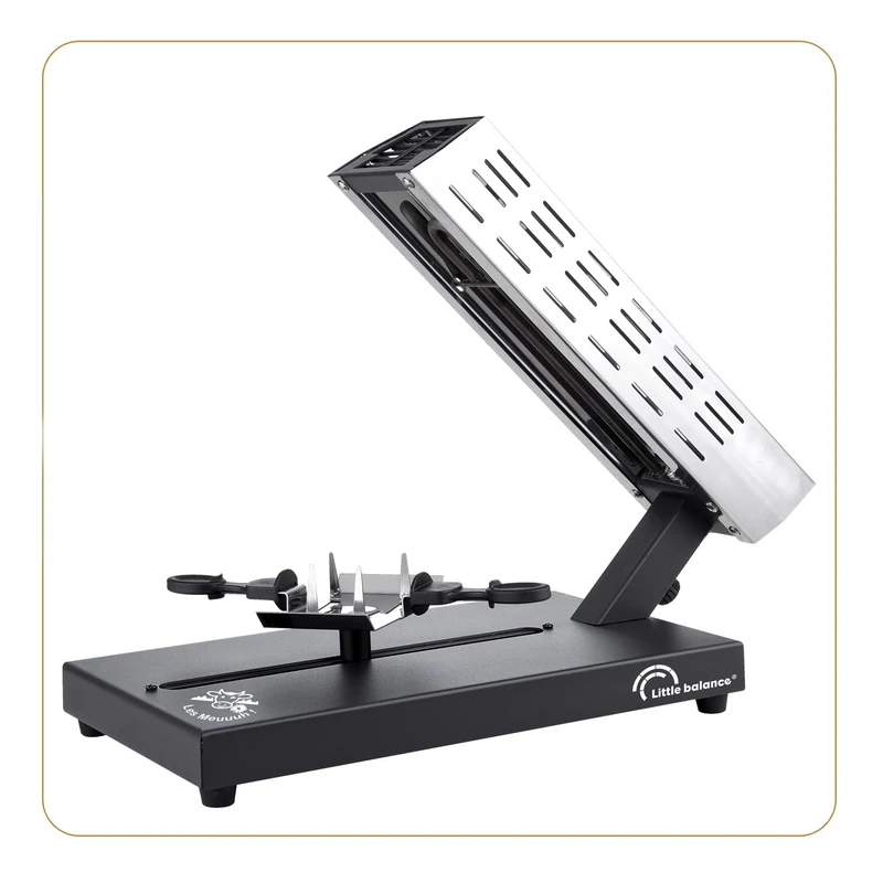 LITTLE BALANCE 8761 Raclette, Black/Stainless Steel