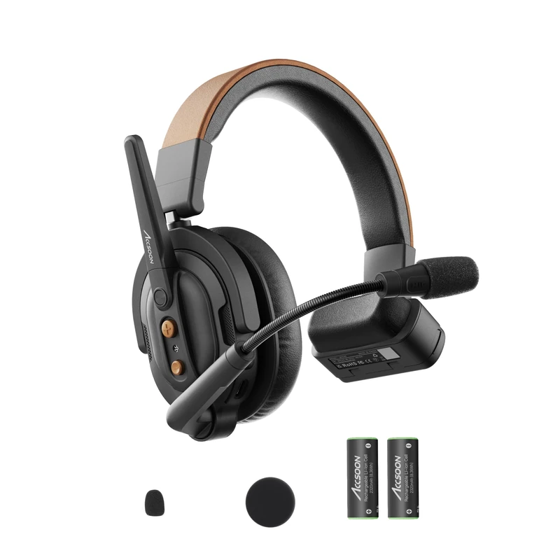 Accsoon - CoMo SE Host Headset (1H only) - Includes One Host Headset - Ergonomic Design - 400-meter range - Image 1