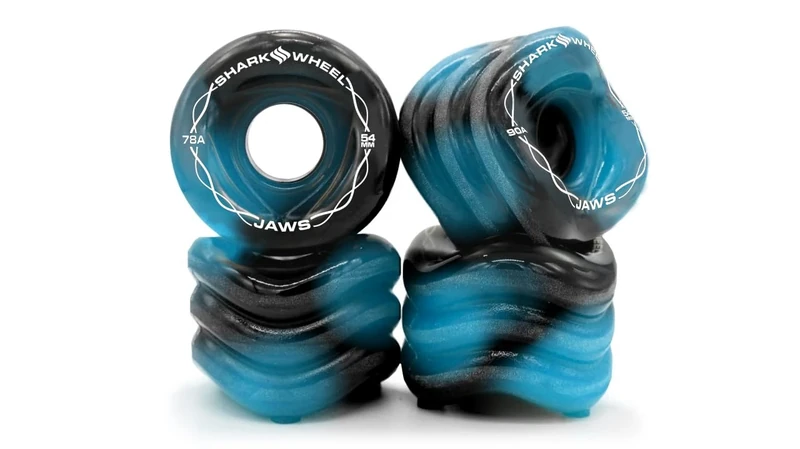 Shark Wheel New 54mm, Wheels for Skateboarding (Jaws)