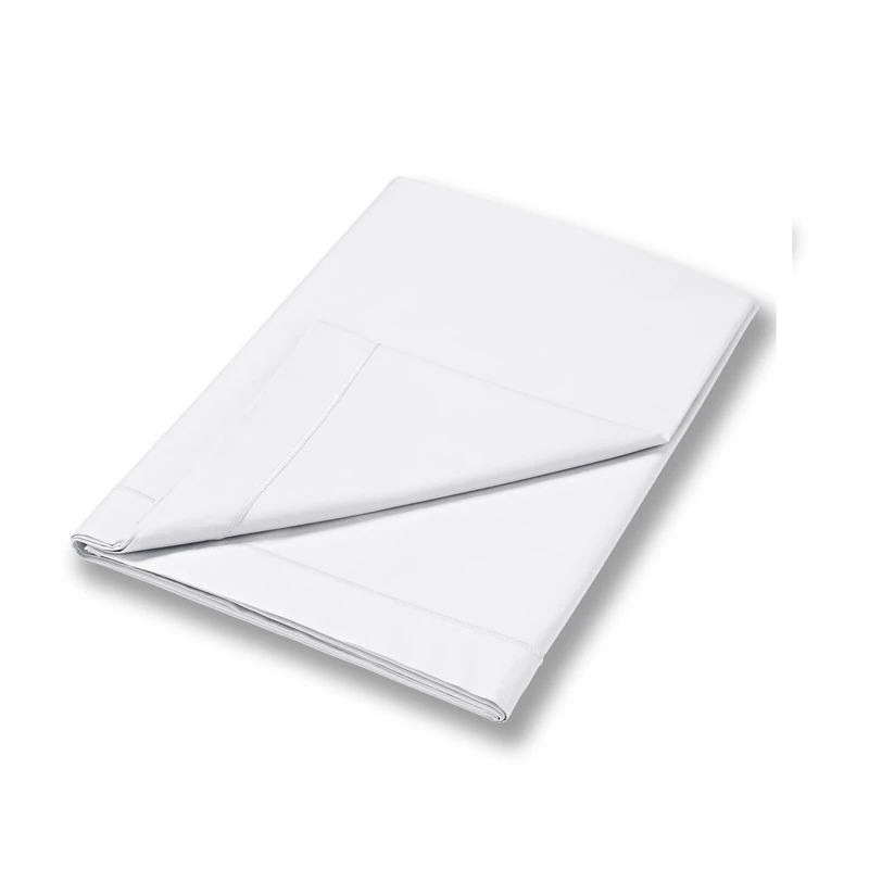 Bianca Plain Dyed Percale White