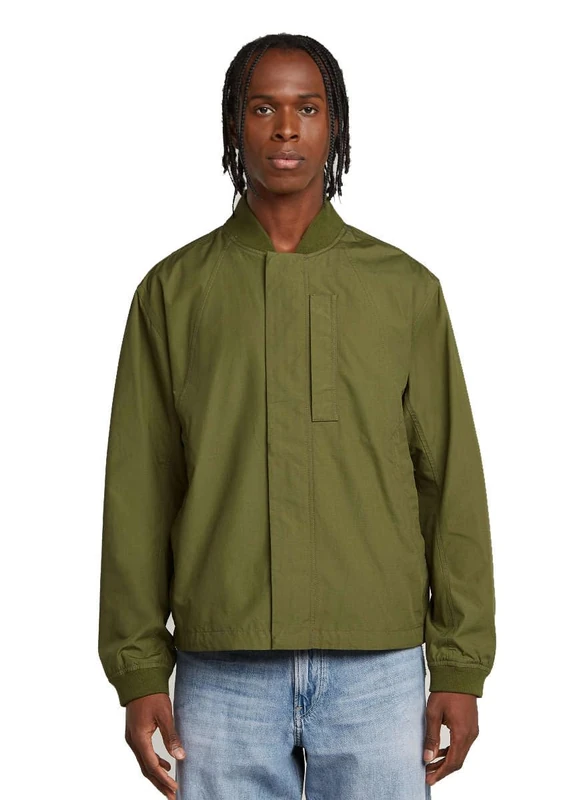 G-STAR Men's Lightweight Bomber Jackets, Green (Mayfly D26193-C973-G985), L