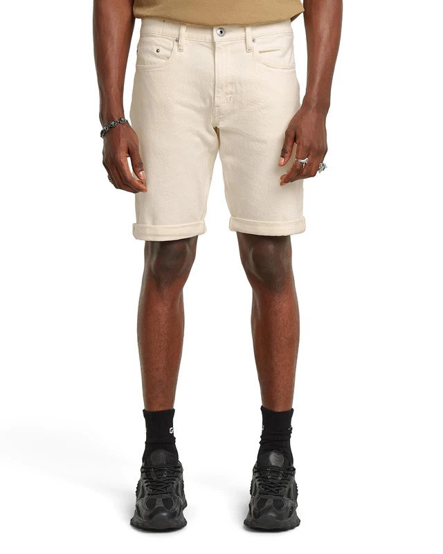 G-STAR Men's Mosa Shorts, Beige (96 Ecru Mom Washes D24430-d552-h161), 40W
