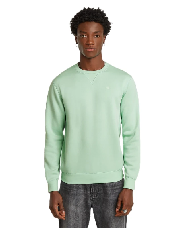 G-STAR Men's Premium Core Sweats, Birds Egg Green D16917-c235-g992, XS