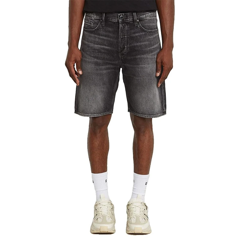 G-Star Men's Dakota Raw Edge Shorts, Blue (Faded Scoria Grey D24411-d537-h147), 33W