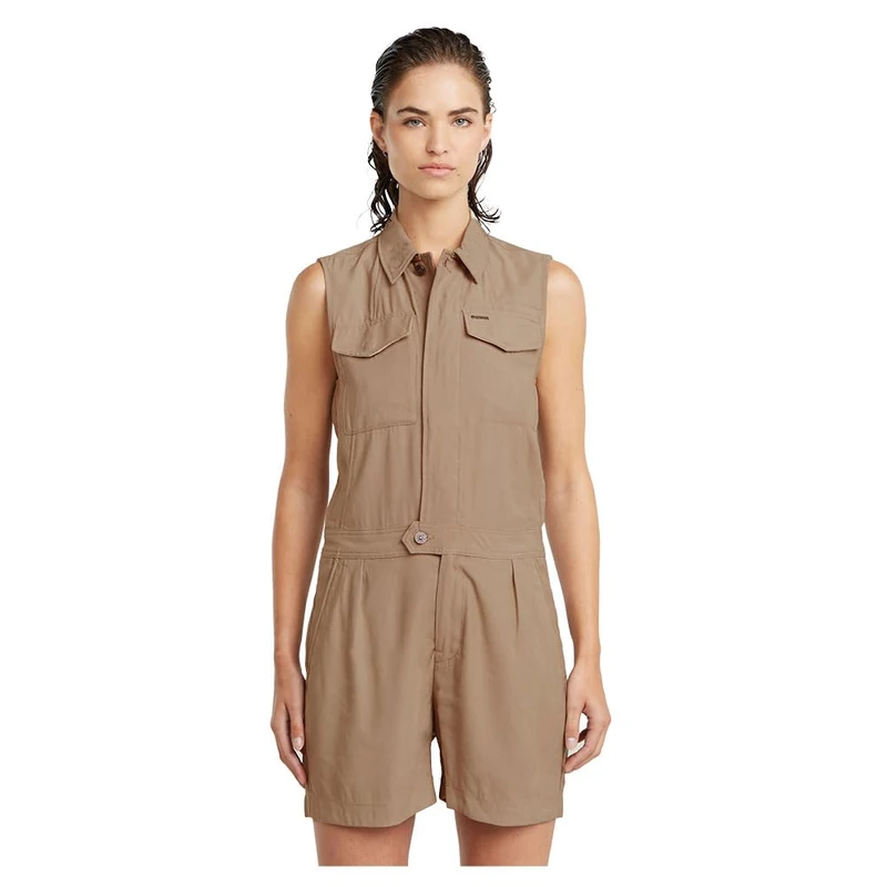 G-STAR Women's Summer Playsuit, Brown (Light Toggee D26009-D522-C626), XS
