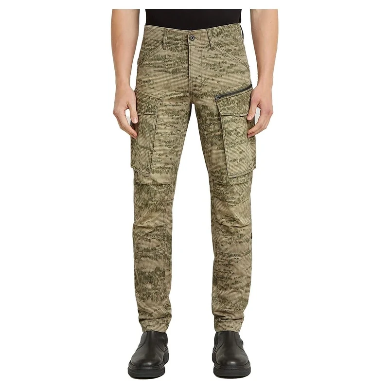 G-STAR Men's Rovic Zip 3D Regular Tapered Pants, Multicoloured (Light Toggee Shadow Camo D02190-d581-h175), 36 W/34 L