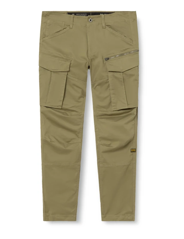 G-STAR Men's Rovic Zip 3D Regular Tapered Pants, Green (Ensis Green D02190-5126-6057), 35 W/32 L - Image 1