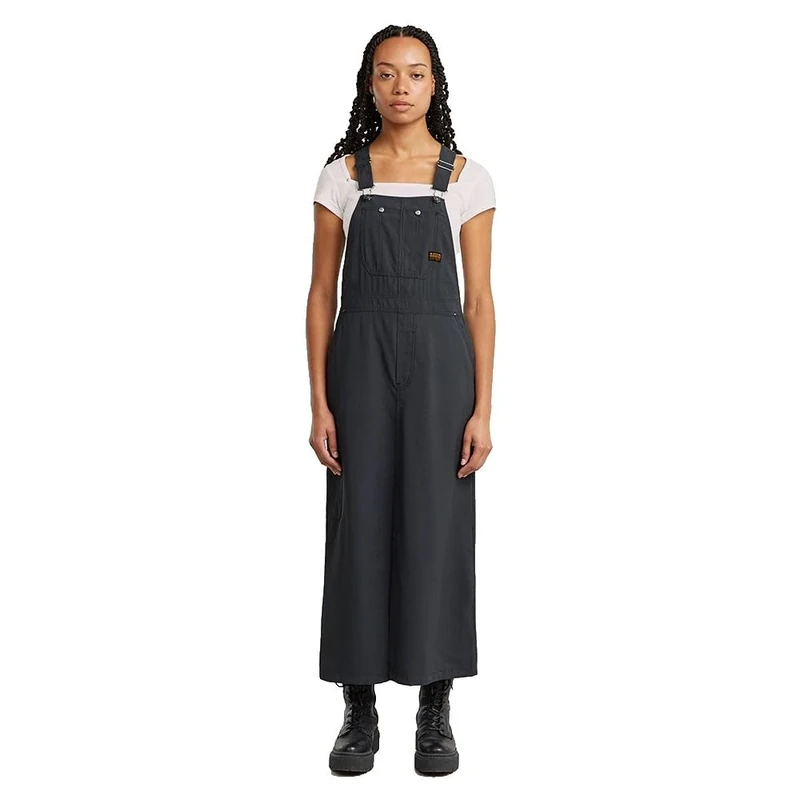 G-STAR Women's Dungaree SL Wmn Casual Dress, Grey (Petrol D26159-d522-860), XXS