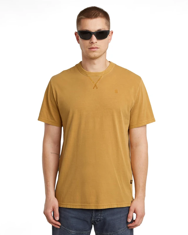 G-STAR Men's Nifous T-Shirt, Brown (Inca Gd D24449-2653-h176), S