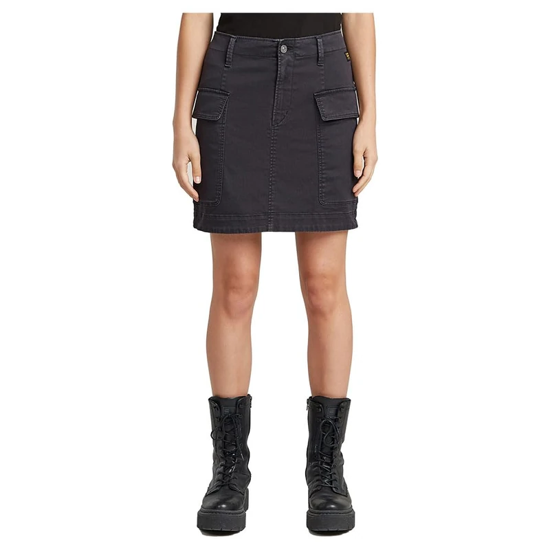 G-STAR Women's Cargo Mini Skirt, Grey (Petrol Gd D25235-c106-g476), 32W