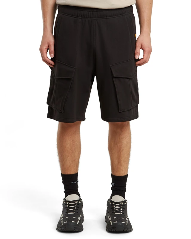 G-STAR Men's Rovic Sweat Shorts, Black (Dk Black D24452-d257-6484), S