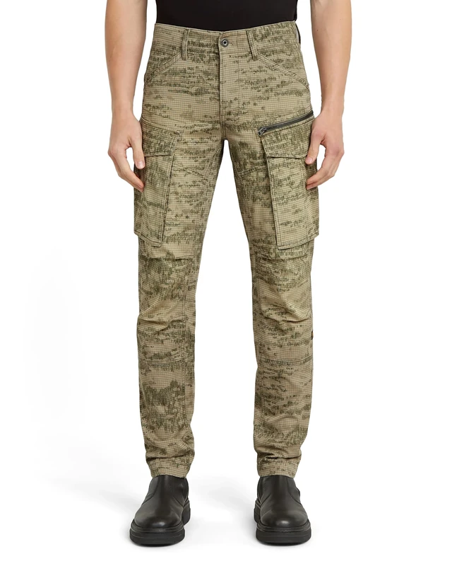 G-STAR Men's Rovic Zip 3D Regular Tapered Pants, Multicoloured (Light Toggee Shadow Camo D02190-d581-h175), 35 W/32 L - Image 1