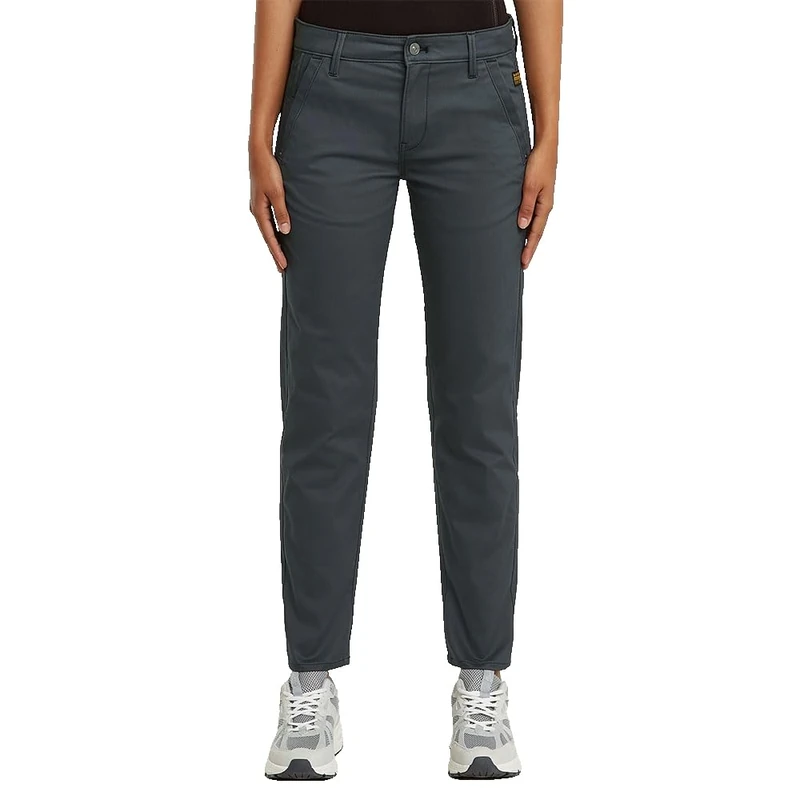 G-STAR Women's Kate Boyfriend Chino, Grey (Petrol D25257-d715-860), 33W x 32L - Image 1