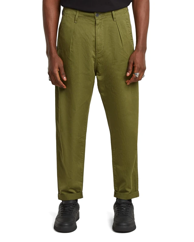 G-STAR, Pleated Chino Relaxed, Green (Mayfly Gd D24543-d910-h031), 26W x 30L