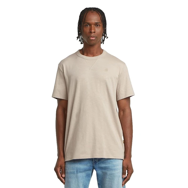 G-STAR Men's Nifous T-Shirt, Beige (Dk Brick D24449-b255-1214), XS