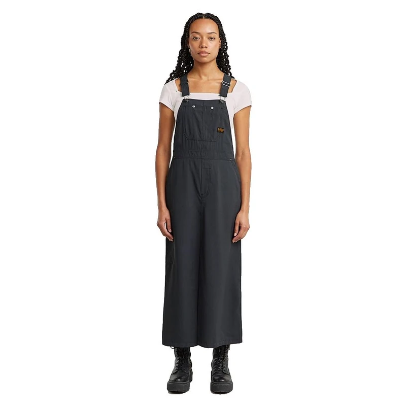 G-STAR Women's Dungaree Casual Dress, Grey (Petrol D26159-d522-860), XS