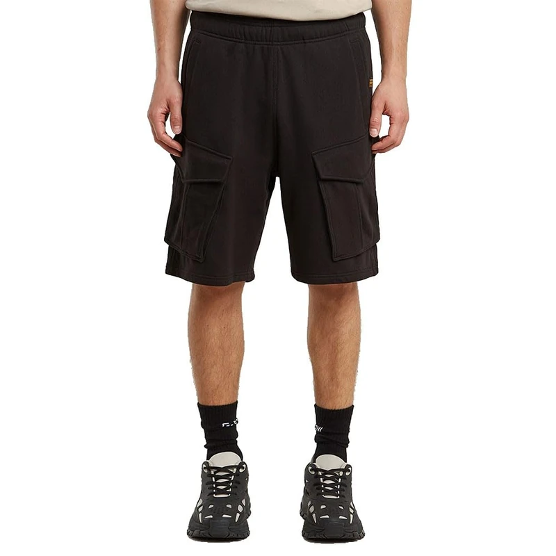 G-STAR Men's Rovic Sweat Shorts, Black (Dk Black D24452-d257-6484), L