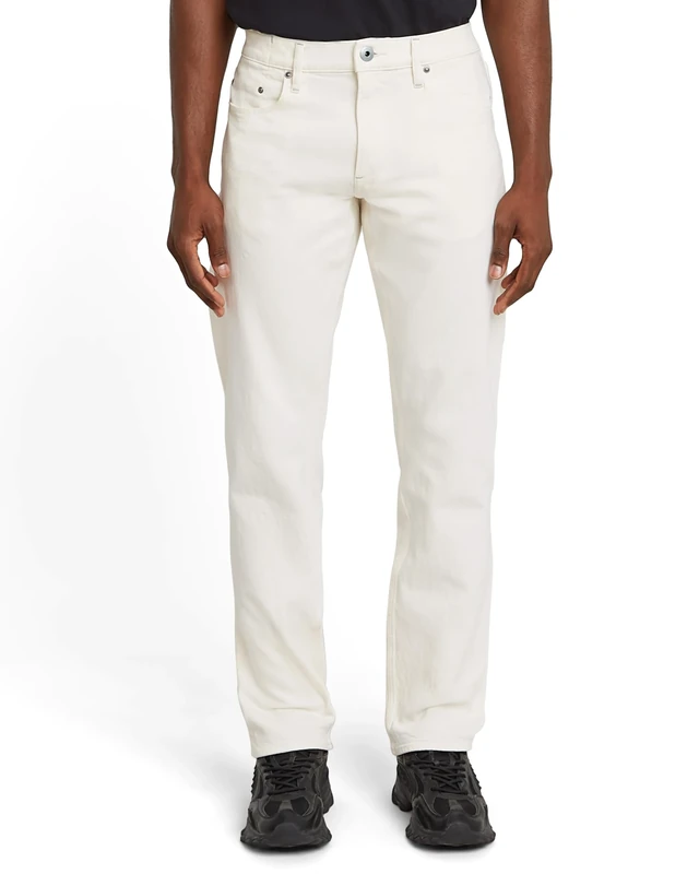 G-STAR Men's Mosa Straight Jeans, Beige (96 Ecru Mom Washes D23692-d552-h161), 34 W/32 L