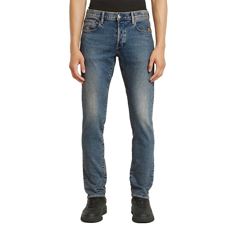 G-STAR Men's 3301 Slim Jeans, Blue (Antique Faded Lithium Flame 51001-d503-h072), 35W x 38L