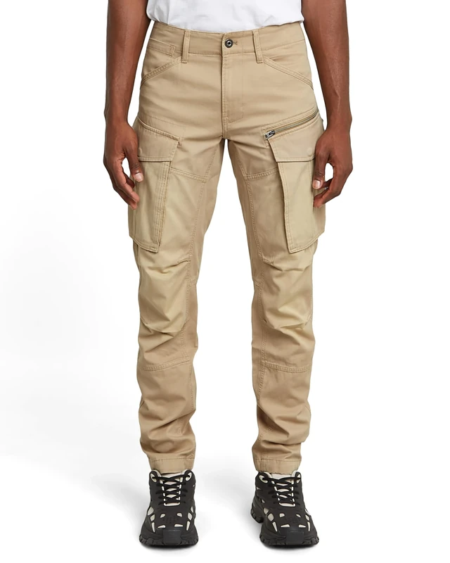 G-STAR Men's Rovic Zip 3D Regular Tapered Pants, Brown (Lion D02190-c962-1610), 32 W/30 L