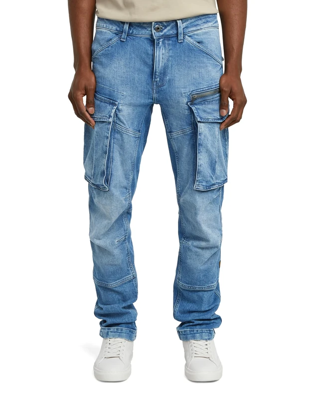 G-STAR Men's Jeans, Antique Faded Uniform Blue D23077-d761-h150, 28 W/32 L - Image 1
