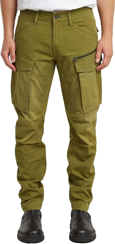G-STAR Men's Rovic Zip 3D Regular Tapered Pants, Green (Mayfly D02190-c962-g985), 31 W/34 L