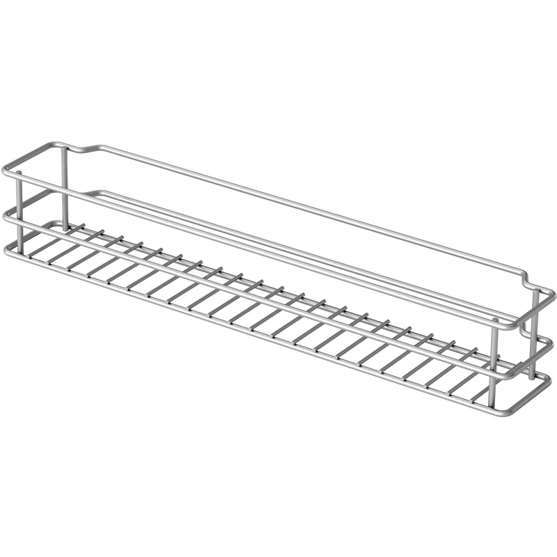 Vauth-Sagel VS SUB Side Wire Basket Classic 90° - Set for Kitchen Base Cabinets with KB 300 mm - Basket Made of Fine Mesh Wire Mesh, Steel Lava Grey - Set of 2 - Image 1