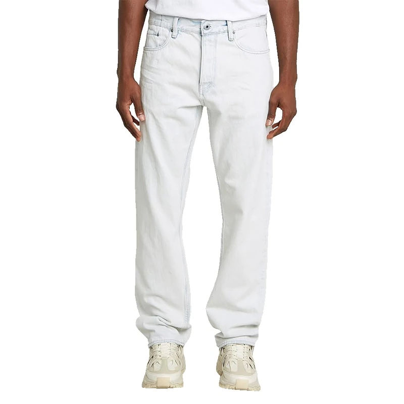 G-STAR Men's Dakota Regular Straight Jeans, Beached Faded Clifton Blue D23691-d436-h122, 33 W/32 L