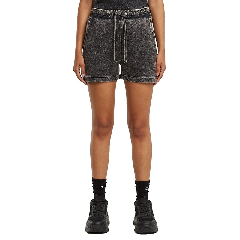 G-STAR Women's Overdyed SW Wmn Shorts, Grey (Petrol Double Dye D26562-d575-h365), XS