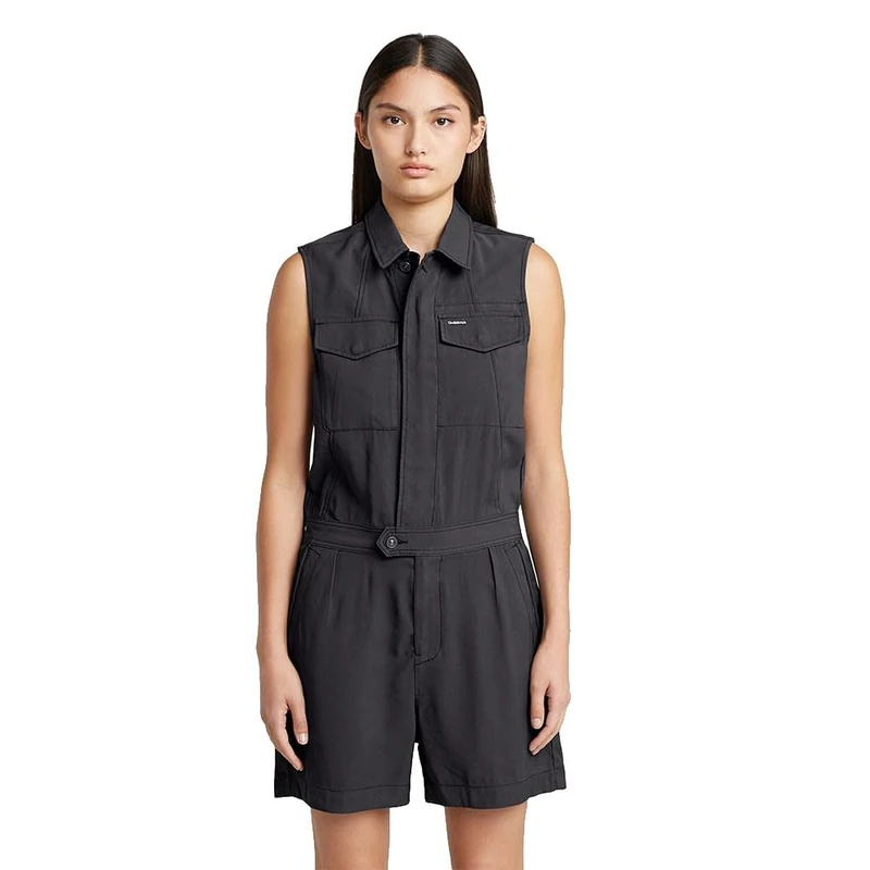 G-STAR Women's Summer Playsuit, Grey (Petrol D26009-D522-860), XS - Image 1