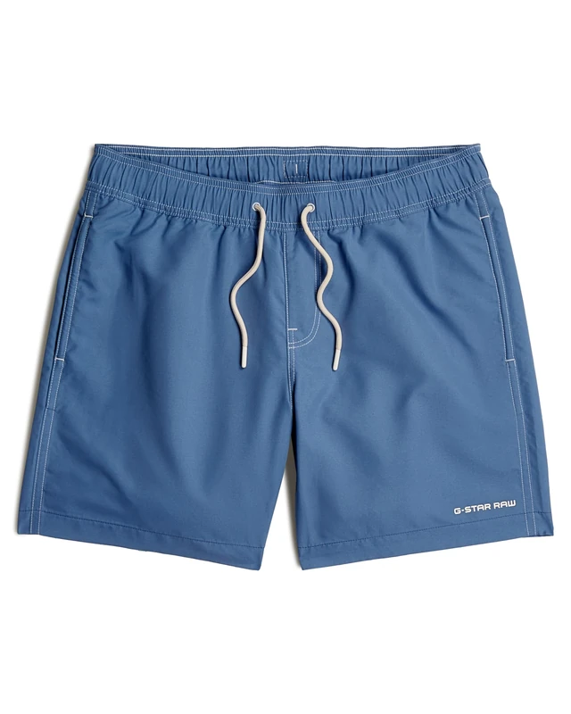 G-Star Men's Dirik Solid Swim Shorts Swim Trunks, Dutch Blue D26202-a505-g989, M