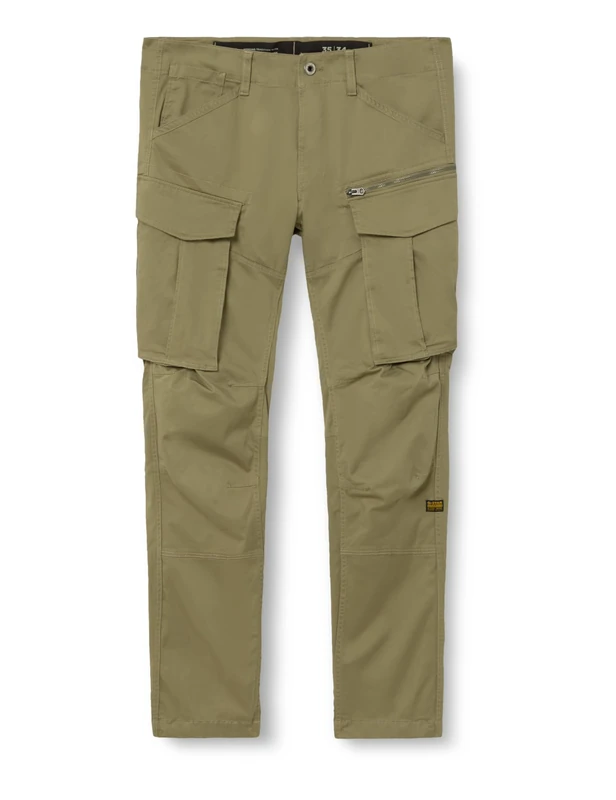 G-STAR Men's Rovic Zip 3D Regular Tapered Pants, Green (Ensis Green D02190-5126-6057), 35 W/36 L