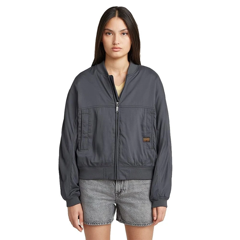 G-STAR Women's Summer Bomber Jackets, Grey (Petrol D26004-D923-860), XXS