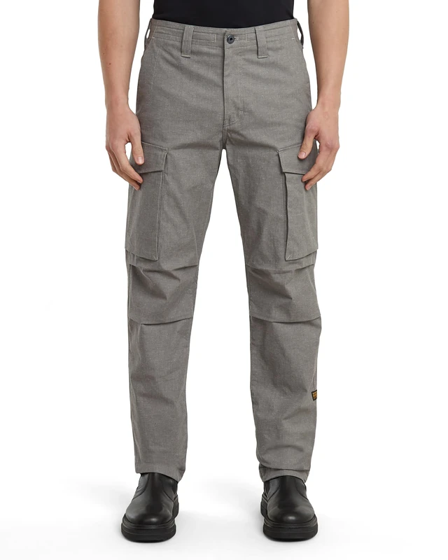 G-Star Men's Core Regular Cargo Pants, Multicoloured (Gs Grey/Milk Dobby D24309-d921-h061), 26W x 30L