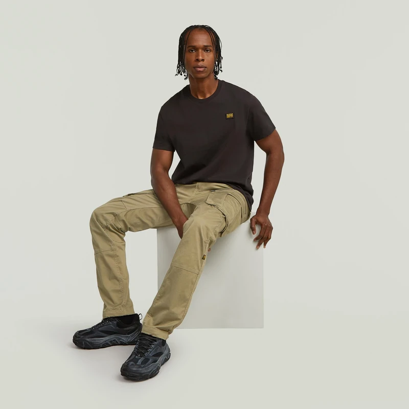 G-STAR Men's Rovic Zip 3D Regular Tapered Pants, Green (Ensis Green D02190-5126-6057), 34 W/34 L