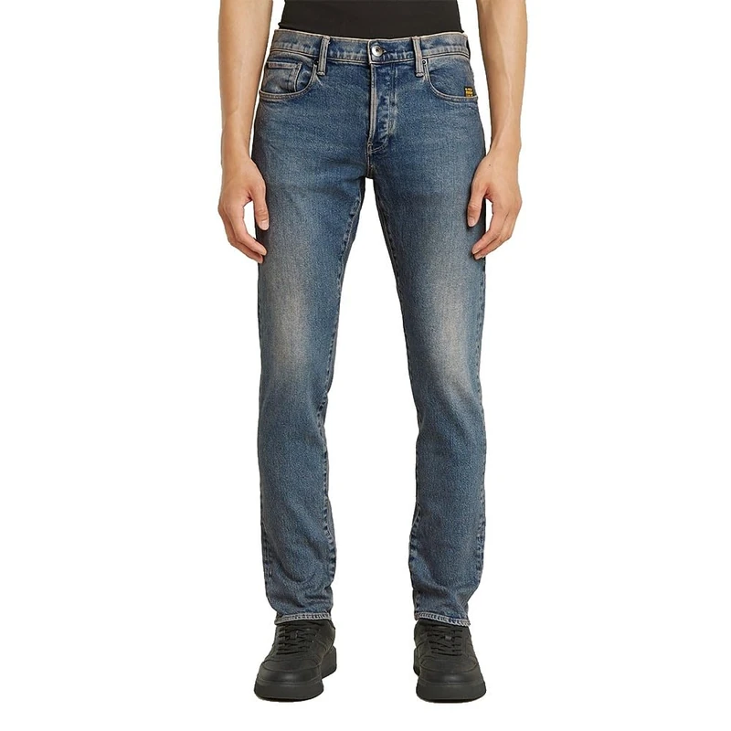 G-STAR Men's 3301 Slim Jeans, Blue (Antique Faded Lithium Flame 51001-d503-h072), 34 W/30 L