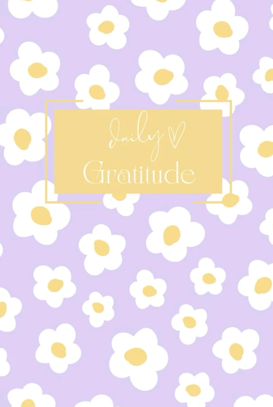 5 Year Gratitude Journal - Purple with Daisies