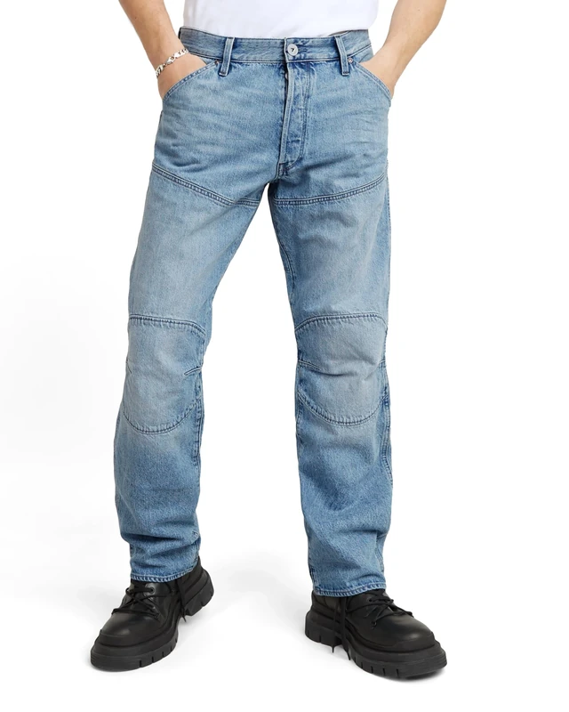 G-STAR Mens Elwood 3D Regular Jeans, Faded Brilliant Blue D23699-d788-g872, 36W / 36L UK