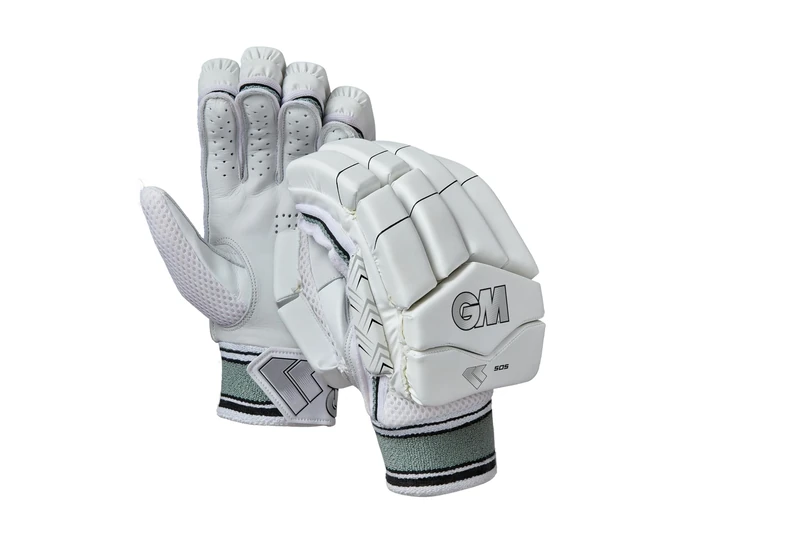Gunn & Moore GM | Cricket Batting Gloves | 505 | Lightweight Design | Calf Leather Palm | Youths Left Handed | 1 Pair | Approx 360 g per Pair