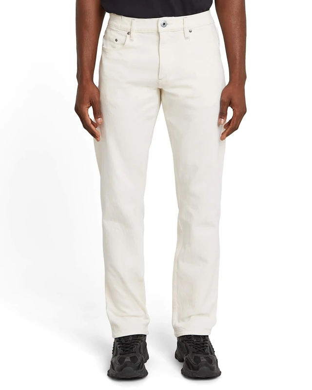 G-STAR Men's Mosa Straight Jeans, Beige (96 Ecru Mom Washes D23692-d552-h161), 38 W/32 L